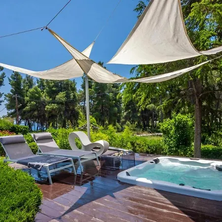 ヴィラ Lost Palms Jacuzzi & Pool Sani (Chalkidiki)